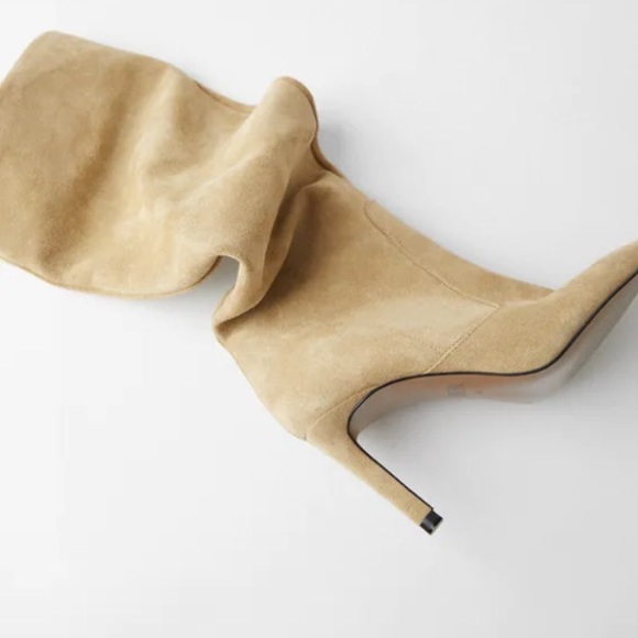 Slouchy Knee High Boots